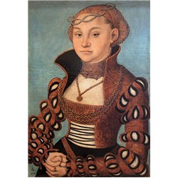 Портрет благородной дамы из Саксонии - Модульная картины, Репродукции, Декоративные панно, Декор стен