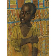 Картина на холсте по фото Модульные картины Печать портретов на холсте Портрет африканского мальчика