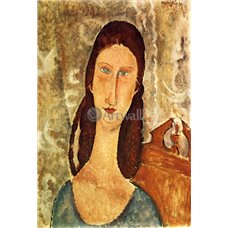 Картина на холсте по фото Модульные картины Печать портретов на холсте Портрет Жанны Эбютерн