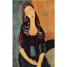 Картина на холсте по фото Модульные картины Печать портретов на холсте Портрет Жанны Эбютерн
