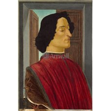 Картина на холсте по фото Модульные картины Печать портретов на холсте Портрет Джулиано Медичи
