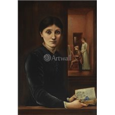 Картина на холсте по фото Модульные картины Печать портретов на холсте Портрет Джорджианы Берн-Джонс