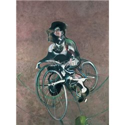 Портрет Джорджа Дайера, едущего на велосипеде - Модульная картины, Репродукции, Декоративные панно, Декор стен