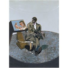 Картина на холсте по фото Модульные картины Печать портретов на холсте Портрет Джорджа Дайера в зеркале