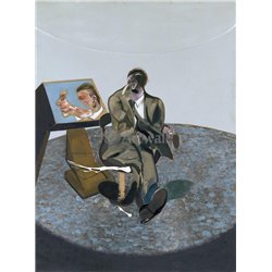 Портрет Джорджа Дайера в зеркале - Модульная картины, Репродукции, Декоративные панно, Декор стен