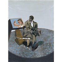 Портреты картины репродукции на заказ - Портрет Джорджа Дайера в зеркале