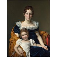 Портреты картины репродукции на заказ - Портрет графини Вилайн с дочерью