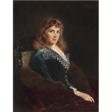 Картина на холсте по фото Модульные картины Печать портретов на холсте Портрет жены художника