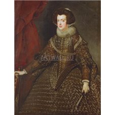 Картина на холсте по фото Модульные картины Печать портретов на холсте Портрет Изабеллы де Бурбон, супруги Филиппа IV, королевы Испании и Португалии