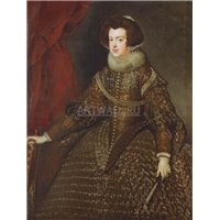 Портреты картины репродукции на заказ - Портрет Изабеллы де Бурбон, супруги Филиппа IV, королевы Испании и Португалии