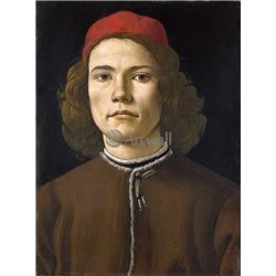 Портрет молодого человека - Модульная картины, Репродукции, Декоративные панно, Декор стен
