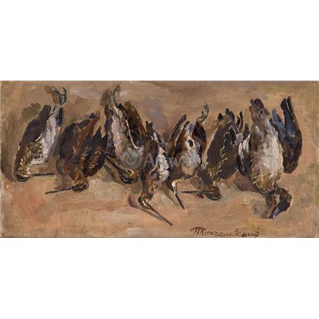Натюрморт, бекасы