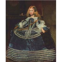 Портреты картины репродукции на заказ - Портрет Марии Терезы, принцессы Испании в голубом платье
