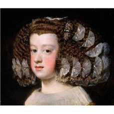 Картина на холсте по фото Модульные картины Печать портретов на холсте Портрет Марии Терезы, принцессы Испании