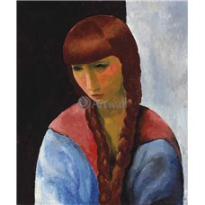 Картина на холсте по фото Модульные картины Печать портретов на холсте Портрет сестры Рене Кислинг