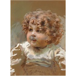 Портрет ребенка - Модульная картины, Репродукции, Декоративные панно, Декор стен