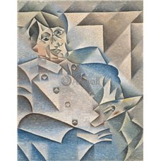 Картина на холсте по фото Модульные картины Печать портретов на холсте Портрет Пабло Пикассо
