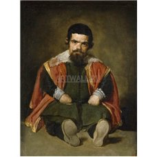 Картина на холсте по фото Модульные картины Печать портретов на холсте Портрет шута Себастьяна де Морры