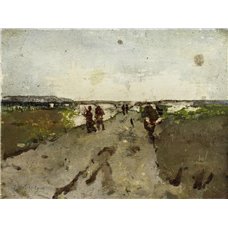 Картина на холсте по фото Модульные картины Печать портретов на холсте Пейзаж близ Ваальсдорпа с солдатами на маневре