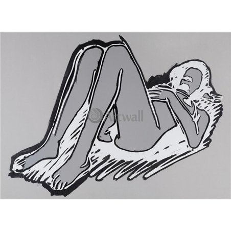 Обнаженная на пляже