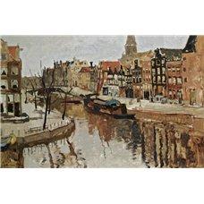 Картина на холсте по фото Модульные картины Печать портретов на холсте Принцев канал, Амстердам