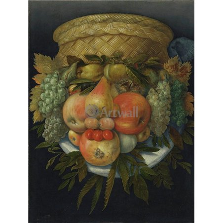 Обратимая голова (корзина с фруктами)