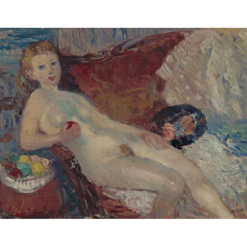Обнаженная с яблоком, эскиз