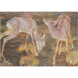Олени в сумерках