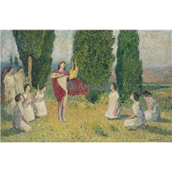 Орфей, играющий на лире