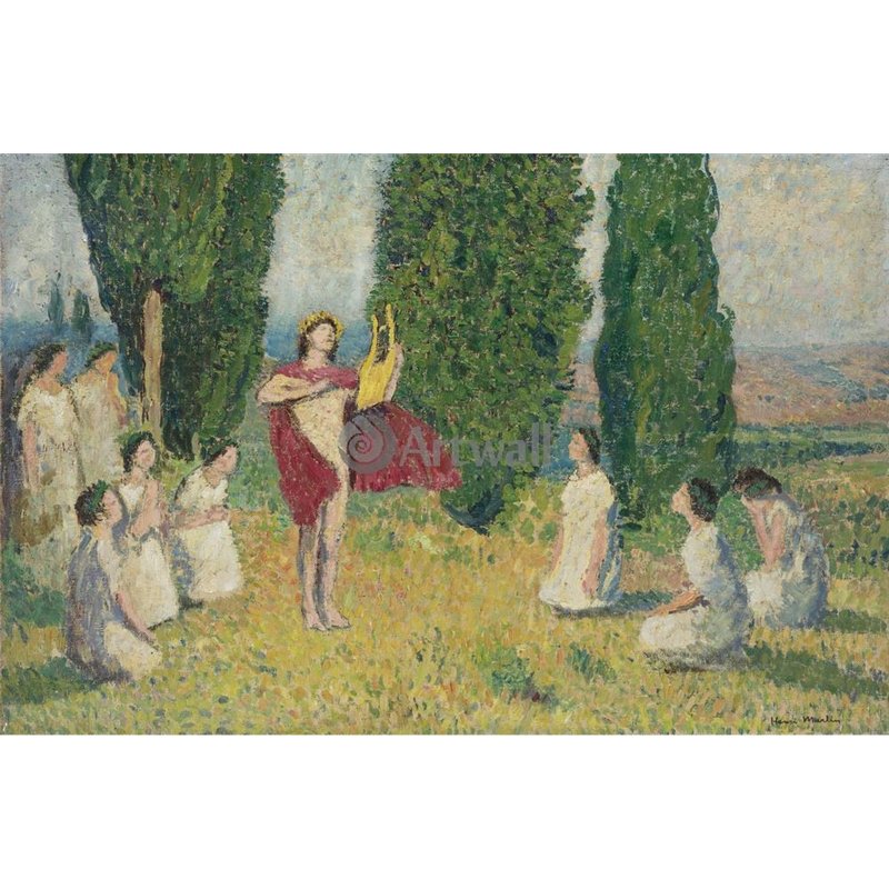Орфей, играющий на лире