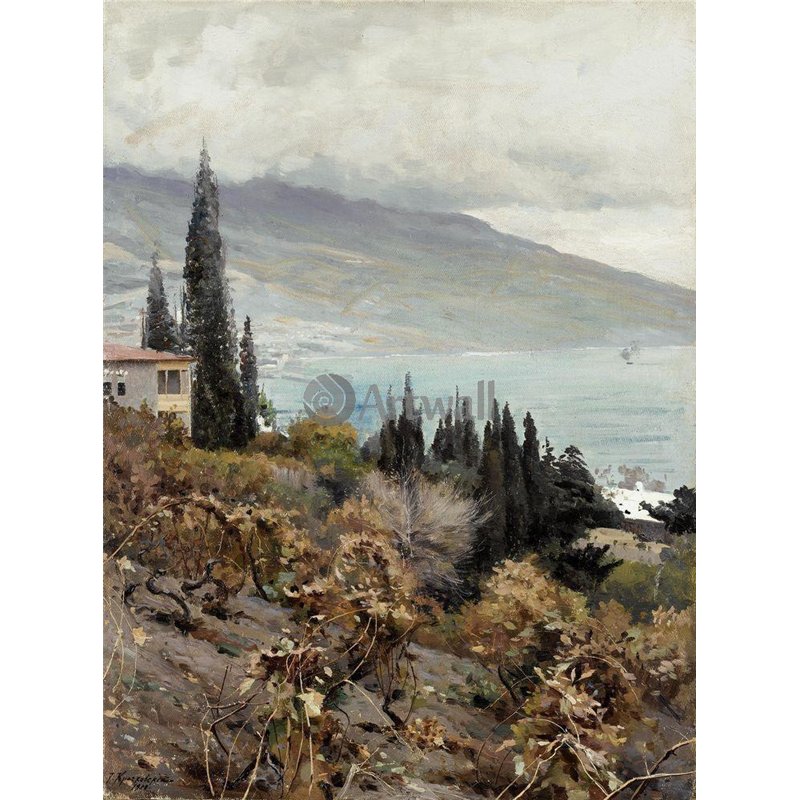 Осень, на виноградниках