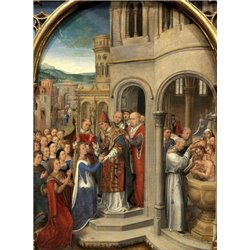 Рака с мощами св. Урсулы - Прибытие св. Урсулы в Рим - Модульная картины, Репродукции, Декоративные панно, Декор стен