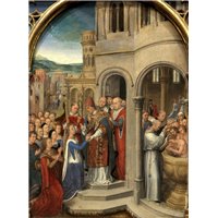 Портреты картины репродукции на заказ - Рака с мощами св. Урсулы - Прибытие св. Урсулы в Рим