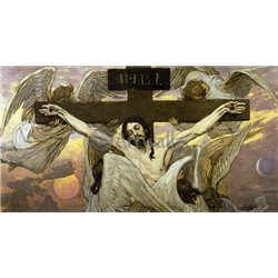 Распятый Иисус Христос - Модульная картины, Репродукции, Декоративные панно, Декор стен