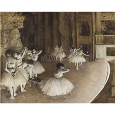 Картина на холсте по фото Модульные картины Печать портретов на холсте Репетиция балета на сцене