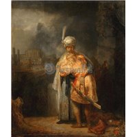 Портреты картины репродукции на заказ - Рембрандт - Давид и Ионафан