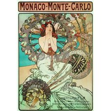 Картина на холсте по фото Модульные картины Печать портретов на холсте Реклама туристического агентства - Monaco Monte-Carlo