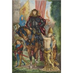 Рыцарь и пленницы - Модульная картины, Репродукции, Декоративные панно, Декор стен