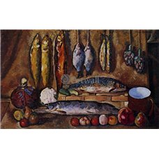 Картина на холсте по фото Модульные картины Печать портретов на холсте Рыбы, овощи, фрукты