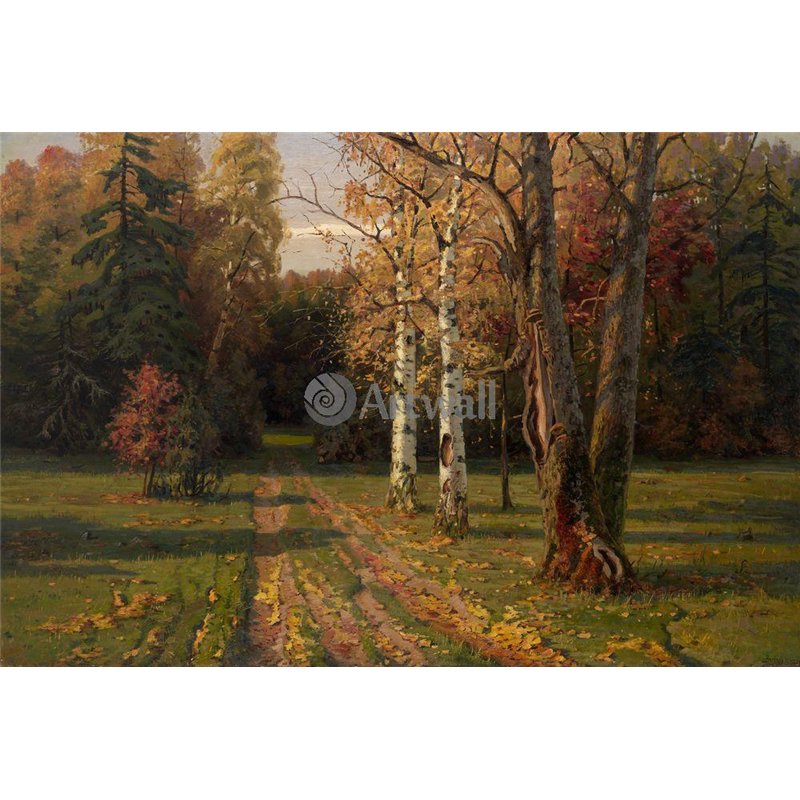 Пейзаж с березами