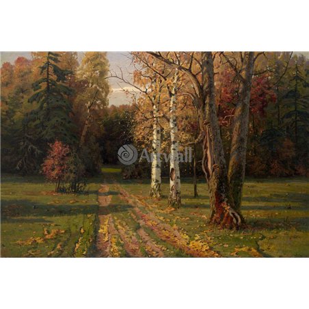 Пейзаж с березами