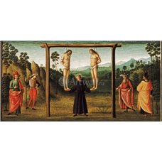 Картина на холсте по фото Модульные картины Печать портретов на холсте Св. Иероним, поддерживающий двух казнённых