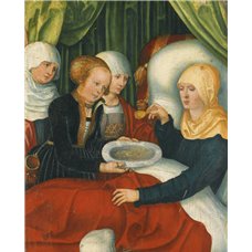 Картина на холсте по фото Модульные картины Печать портретов на холсте Св. Анна и мадонна