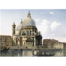 Картина на холсте по фото Модульные картины Печать портретов на холсте Санта-Мария-делла-Салуте, Венеция