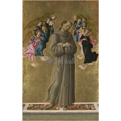Св.Франциск и ангелы - Модульная картины, Репродукции, Декоративные панно, Декор стен