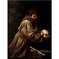 Портреты картины репродукции на заказ - Св. Франциск в молитве