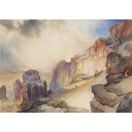 Песчаная буря, Акома, Нью-Мексико