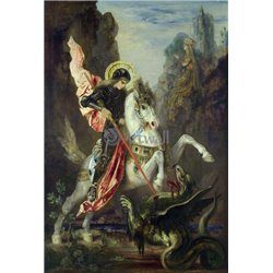 Святой Георгий и дракон - Модульная картины, Репродукции, Декоративные панно, Декор стен