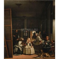 Картина на холсте по фото Модульные картины Печать портретов на холсте Семейный портрет Филиппа IV или Менины