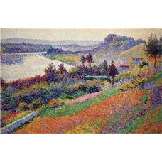 Картина на холсте по фото Модульные картины Печать портретов на холсте Сена, осень